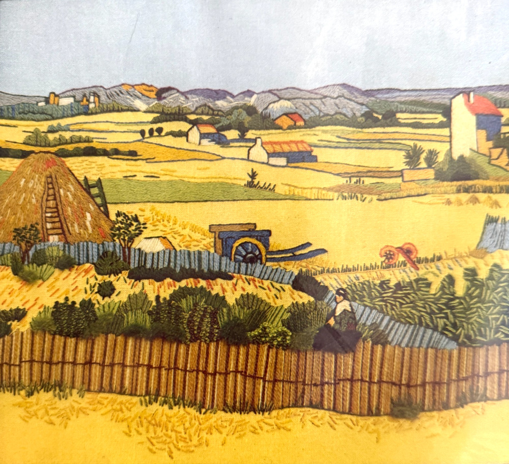 Paragon Needlecraft The Harvest Crewel Kit 0724 Farm Country Vintage NOS Sealed
